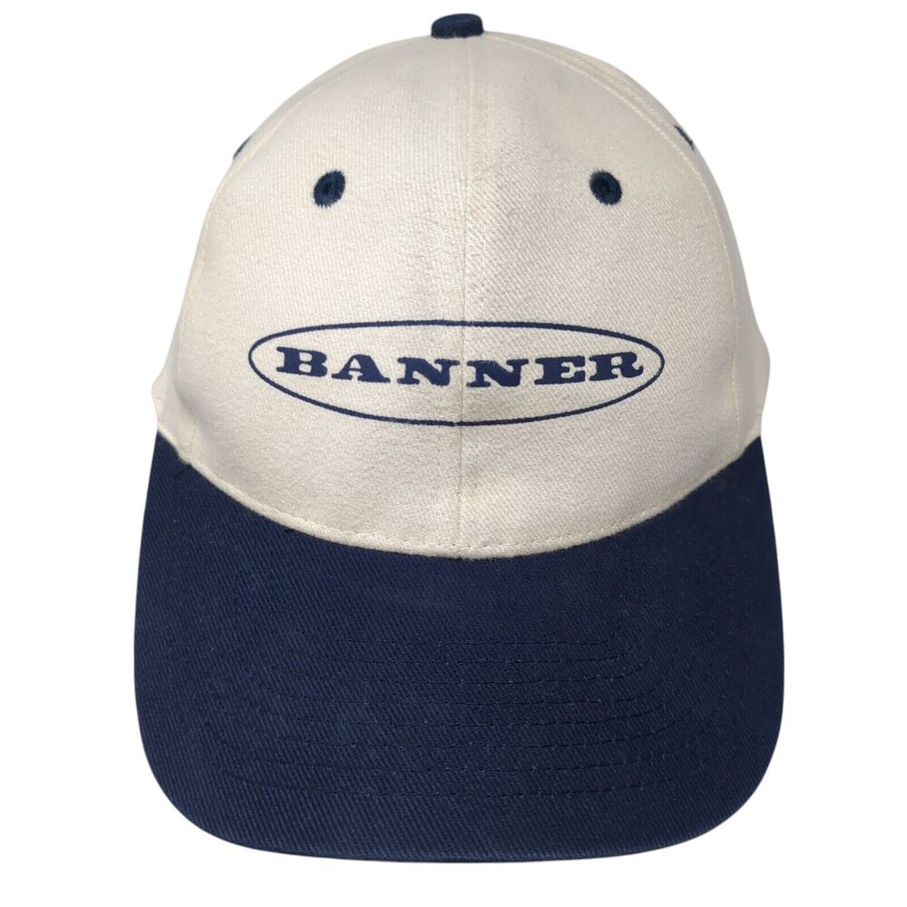 Banner Slideback Hat Multicolor One Size Adjustable Embroidered Four Seasons